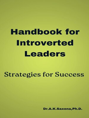 cover image of Handbook for Introverted Leaders